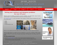 Thumbnail Image of the Website of: Clean Air Ventilation