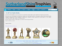 Thumbnail Image of the Website of: Sutherland Shire Trophies